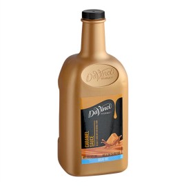 FixtureDisplays DaVinci Gourmet 64 fl. oz. Sugar Free Caramel Flavoring Sauce WS-711SAUSFCAR