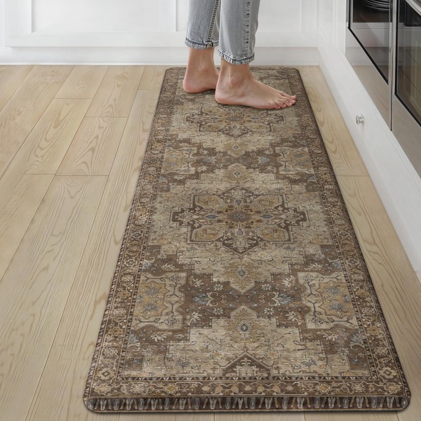 GENIMO Kitchen Mats for Floor, Washable Anti Fatigue Mat for