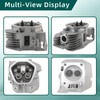 AUTOKAY Assembled Cylinder Head Rockers Valves Springs Kit fit for