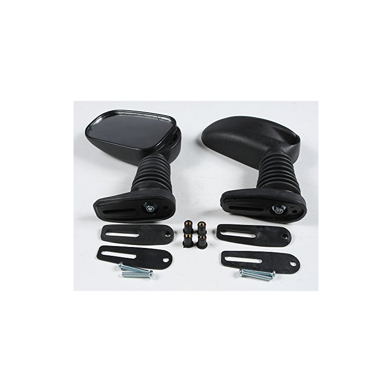 SPI Snowmobile Mirrors - Tall Double Pivot Style for Polaris,