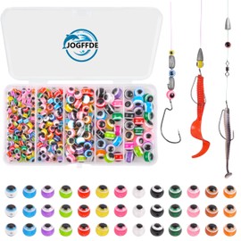 Fishing Beads Assorted Mixed Color Fishing Line Beads Hard Floating Rig Bead Round Plastic Fishing Bait Eggs for Texas Carolina Rigs 5mm 6mm 8mm 10mm