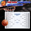 Pasimy Tournament Bracket Poster Set Includes 24 x 36 Inch