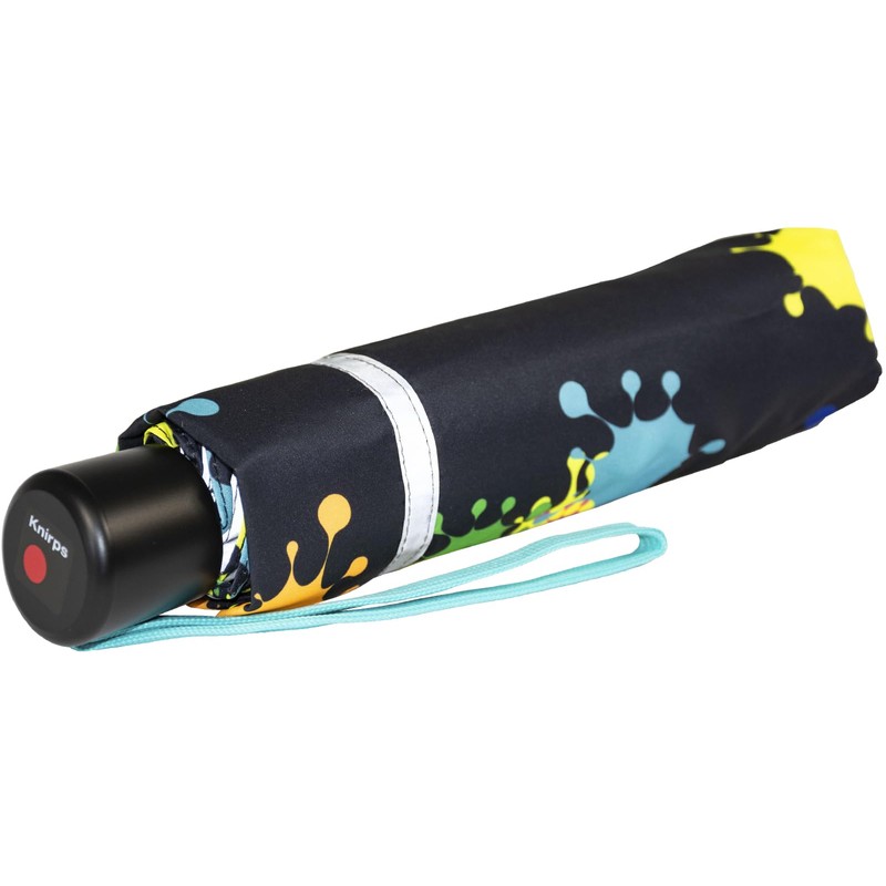 Knirps children's compact umbrella with reflective trim., Modern