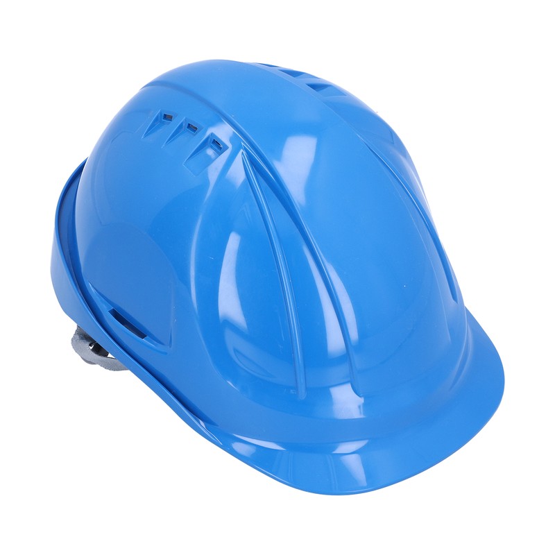 Blue Breathable ABS Hard Hat Adjustable Anti‑Smash Comfortable Helmet for