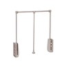 Emuca - Pair of side plates for Wardrobe folding pull