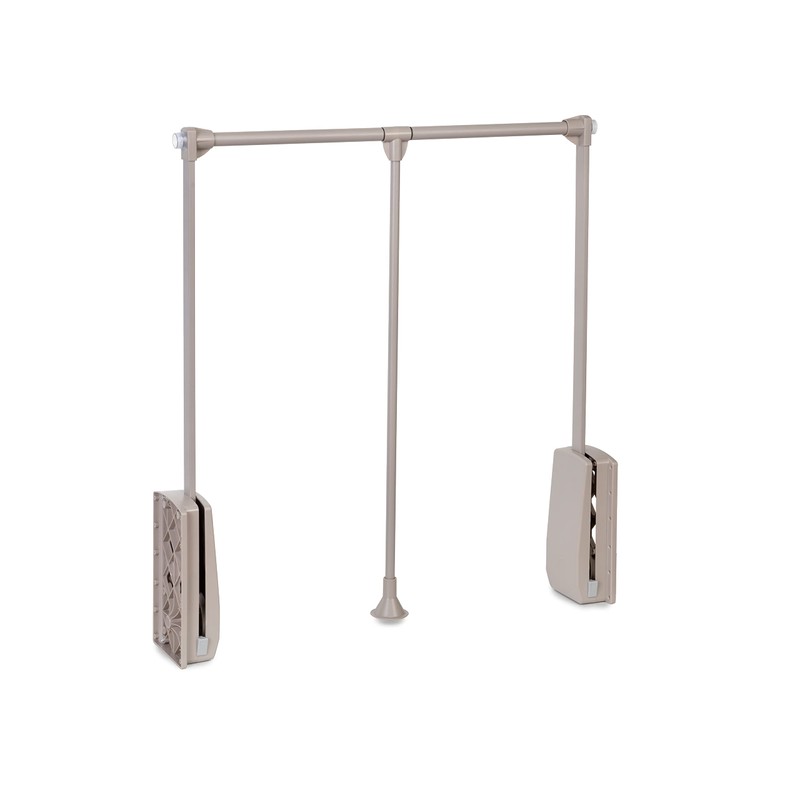Emuca - Pair of side plates for Wardrobe folding pull