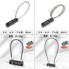 YAVINCOL Password Lock Padlock Wire Lock 4 Digit Password Dial