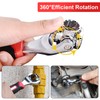 SAPILIT 48 in 1 Universal Socket Wrench, Chrome 45# Steel,