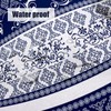 Virtumob Bohemian Oval Tablecloth 60x84inch,Tablecloth Farmhouse Water Proof Polyester Table