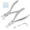 SPEEDWOX Eyeglasses Frame Pliers 6 Inches Round Nose Nylon Jaw