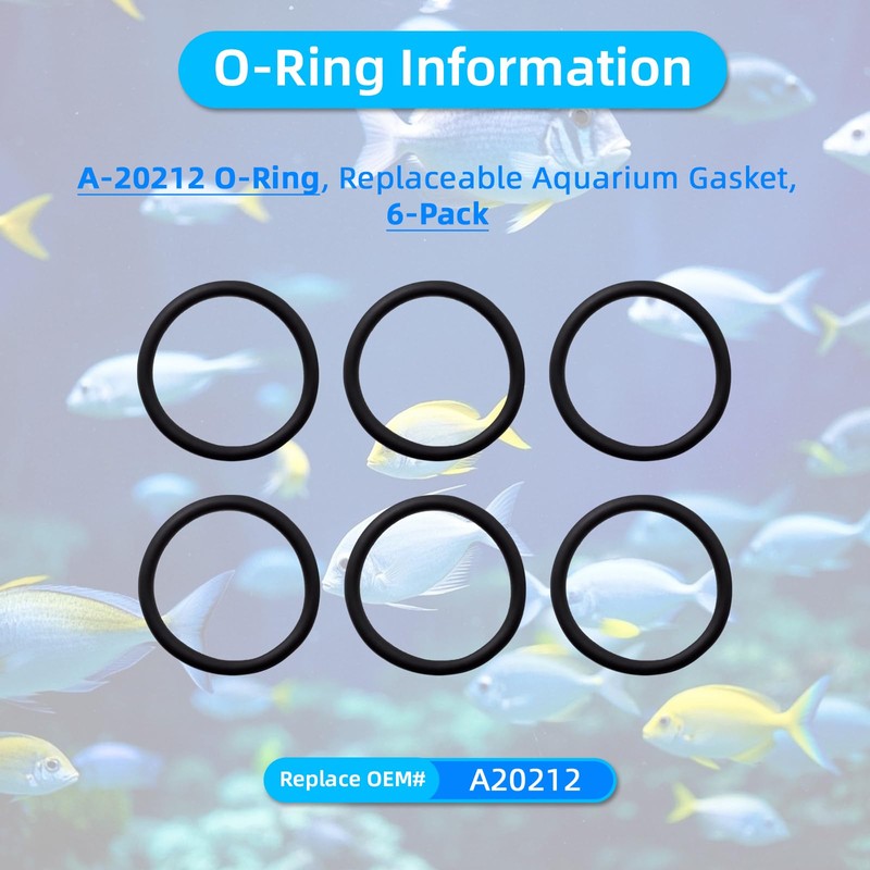 A20212 A-20212 O-Ring, Compatible with Fluval FX4, FX5, FX6 High-Performance