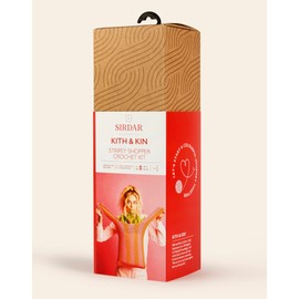 Sirdar Kith & Kin, Stripey Shopper (Orange) Crochet Kit