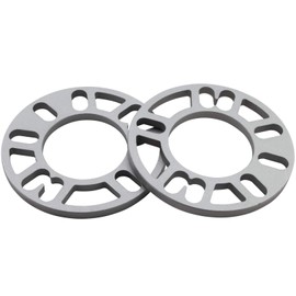 DCVAMOUS 2PC 4X98 4X100 4X114.3 4X115 5X100 5X108 5X110 5X112 5X114.3 5X115 5X120 5X127 5X4.5 5X4.75 5X5 Universal Wheel Spacers 3/8 Inch (9mm) for 4 & 5 Lug Rims Bolt Pattern 98mm to 127mm