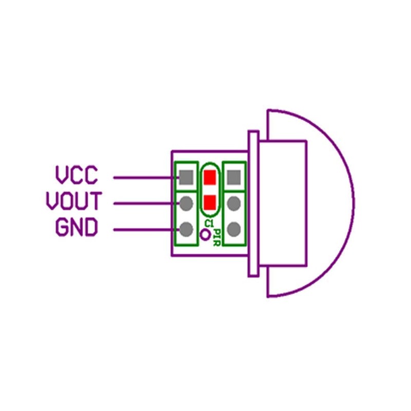 HiLetgo 3pcs AM312 Mini Pyroelectric PIR Human Sensor Module PIR