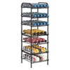 BTY Water Bottle Organizer 7 Tier Freestanding Water Bottle Storage