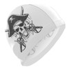 Dallonan Swimming Cap Skull Pirate Adult Swim Cap Polyester