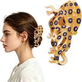 Hair Clips Novelty Cute Blue Ringed Octopus