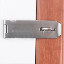 Stainless Steel Hasp Latch with Padlock Eye, 5-inch RD-12621 2ea