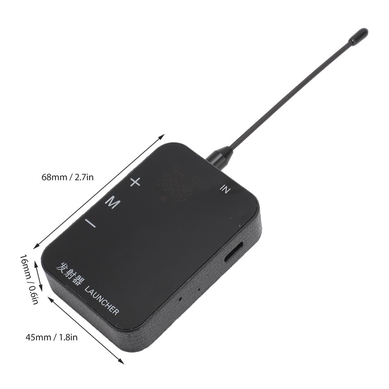 Wireless Ear Monitoring System 2.4G Stereo 164ft Auto Pairing Transmitter
