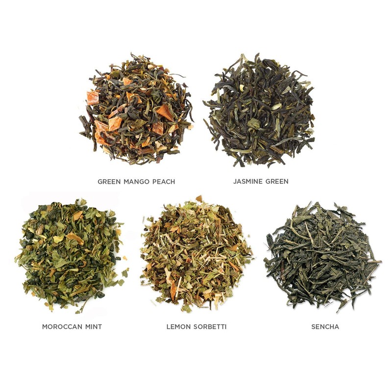 Tea Forte Single Steeps Loose Leaf Tea Sampler, Assorted Variety