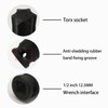 JEUCLEL T20 Torx Star 6 Point Impact Bit Socket, T20