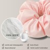 PUSCOBSY Silk Scrunchies for Women, Silk Scrunchie for Sleeping without