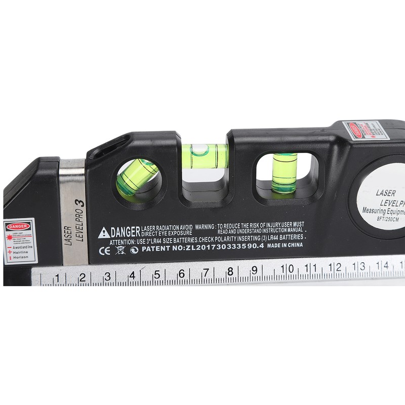 Multipurpose Laser Leveller Infrared Spirit Level Tape Measure Tool for