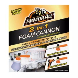 Armor All 2-in-1 Foam Cannon Kit, Car Cleaning Kit Connects to Power Washers and