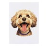Azeeda 'Glücklicher Cockapoo' Temporäres Tattoo - Hautfreundlicher & Ungiftiger Abziehbild