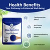 Aimgrow Blue Spirulina, Antioxidant Rich Blue Spirulina Powder, Non-GMO and