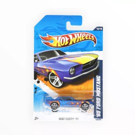 Hot Wheels '65 Ford Mustang 100/244 - Blue - 2011 Mainline A - New - Near Mint