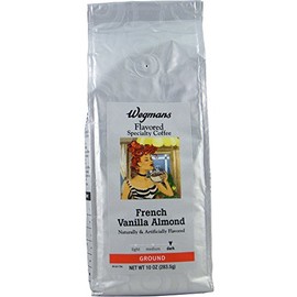 Wegmans Flavored Specialty Coffee (2 Pack) Gluten Free. Lactose Free. Vegan. (French Vanilla Almond, 10)