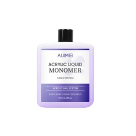 AIJIMEI Monomero liquido acrilico per unghie, 40 ml, monomero liquido, liquido acrilico per estensioni delle unghie, liquido acrilico di qualità per nail art, miglioramento delle unghie, polvere