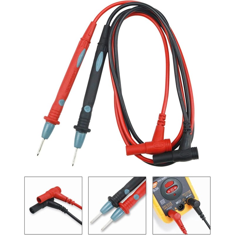 1000V 20A 10A Digital Multimeter Sample Test Leads Pin Needle