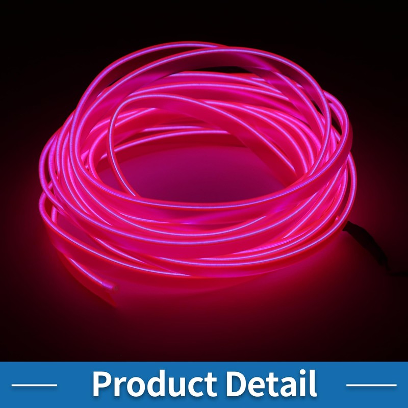 A ABSOPRO 2m EL Wire Cable LED Glow String Light