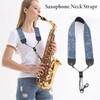 Lvkjafaz Saxophone Neck Strap,Alto Tenor Bari Soprano Sax Neck Harness,Musical