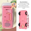 Kids Money Bank Bus Shaped Password Remote Control Unlock Music