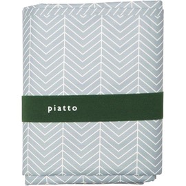 SweetPea Piatto Leisure Sheet Herringbone (L), BLUE GRAY, 68.9 x 59.1 inches (175 x 150 cm), HE006BG (Herringbone Blue Gray (01))
