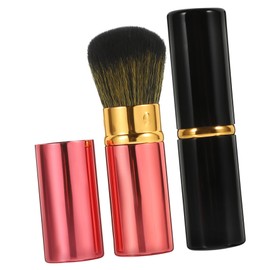 FOMIYES 2pcs Makeup Brush Blush Brush Small Powder Brush Powder Brush for Pressed Powder Makeup Powder Brush Make up Highlighter Brush Cosmetic Miss Tool Portable Aluminum