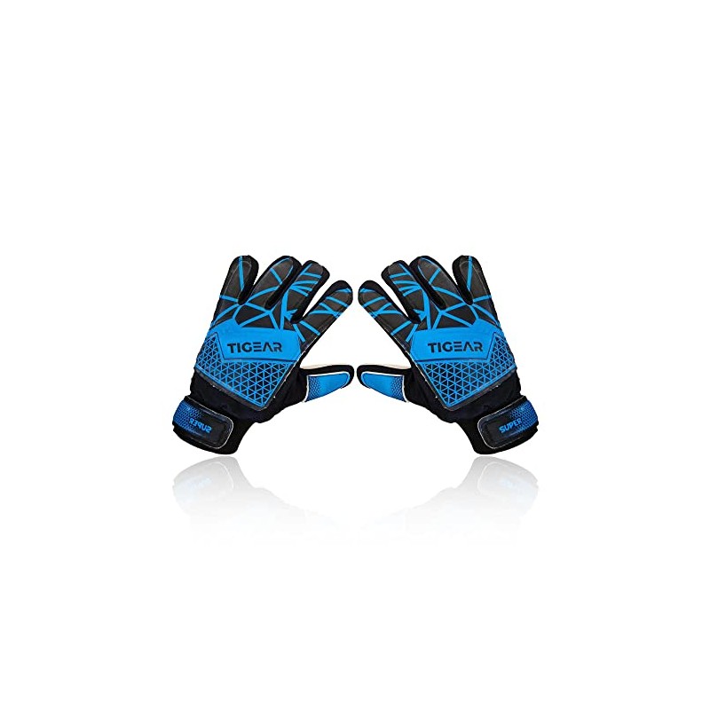 TIGEAR Junior Goalkeeper Gloves with Super Grip Latex and Palm