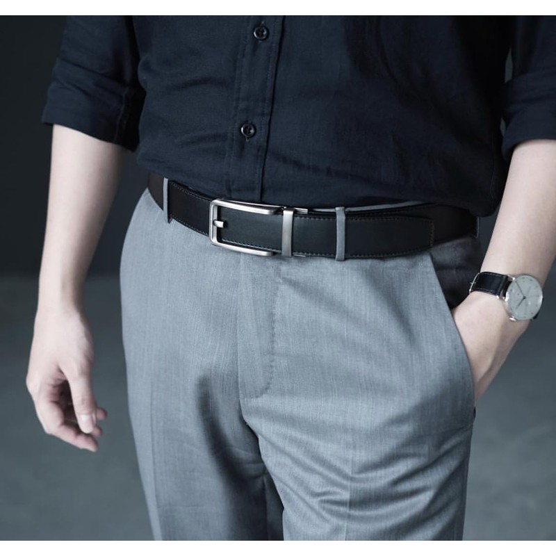 CHAOREN, Men's Belt, Business Belt, Suit Belt, Large Size, Men's