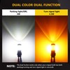 PHINLION Super Bright White Amber Dual Color Switchback 3157 3155