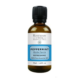 Peppermint Essential Oil – 100% Pure and Natural – Multipurpose Oil for Oil Diffusers and Massage Therapy – by Rosemary Creek Essential Oils (50 ml (1.69 oz))