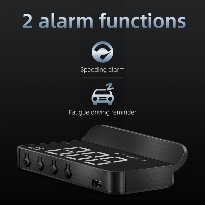 Car HUD 3.5 inch Head-up Display Windshield Projecter Digital Vehicle