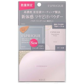 ESPRIQUE(エスプリーク) メルティセラム グロウパウダー 限定キット 410 オークル SPF26/PA++ ヒアルロン酸 ブルーライトカット 毛穴 ツヤ 無香料