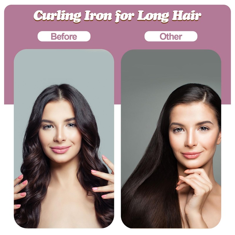 Pack of 2 Hair Rollers without Heat, Overnight Curls for