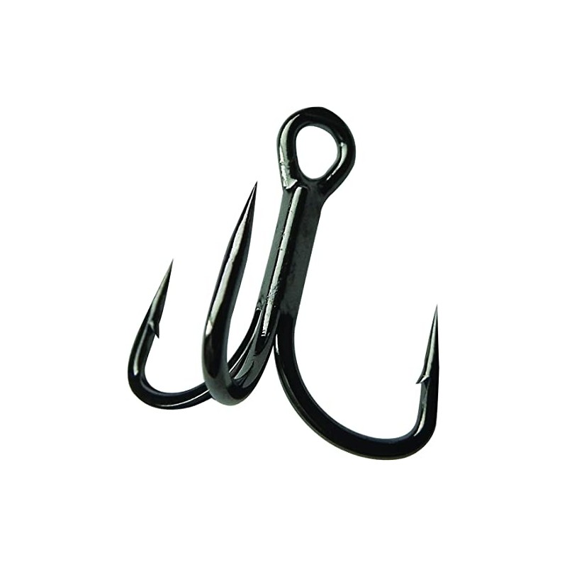 Gamakatsu 330407 EWG Treble Short Fishing Hooks
