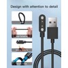 YAJOJO 2-Pack Smartwatch Charger Cable for FOSMET G68,Replacement Magnetic USB