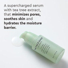 The Face Shop Tea Tree - Ampolleta de Árbol de Té para Poros - Suero purificante con efecto glow y control de grasa - K-beauty coreano original para  