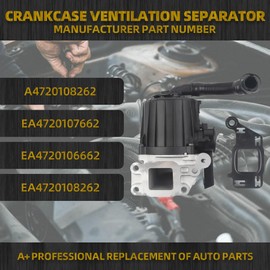 Dasbecan Crankcase Ventilation Separator for Freightliner Compatible with Detroit DD13 DD15 Mack MP8 Engines 2010-Present OE Replaces A4720107662 A4720106662 A4720108262 EA4720108262 EA4720107662